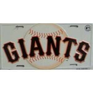  SF San Francisco Giants MLB Baseball License Plate Plates 