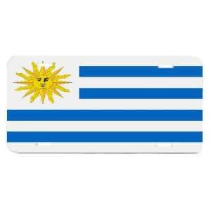  Uruguay Flag Vanity Auto License Plate: Automotive