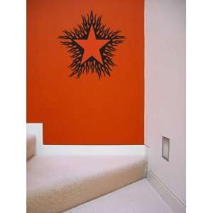  Star Flames Large Vinyl Wall Decal Graphic Sticker 