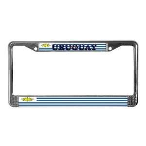  Uruguay Uruguayan Flag License plate frame License Plate 