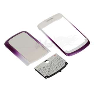 Piece Housing for Blackberry BOLD 9700 Purple/White  