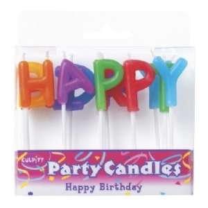  Happy Birthday   Letters Party Candles: Toys & Games