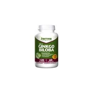  Jarrow Formulas Ginkgo Biloba 501 120 mg   60 Vegetarian 