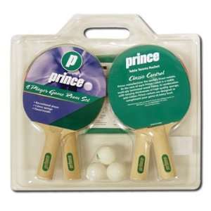  Prince 4 Player Table Tennis Racket Set