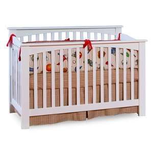  Atlantic Columbia Convertible Crib in White Baby