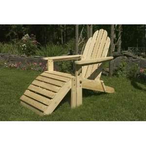 Folding Adirondack Chair, Footrest and Table:  Home 