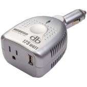   Portable Power Inverter w USB Port   12v AC to 110v DC Car Plug  