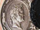 Mega Rare French Royal Family silver table medal c1830.Only 11 pieces 
