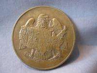 1969 United States US Mint Bronze Coin Philadelphia Treasury Building 