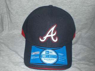 Atlanta Braves 3930 New Era BP Cap Hat Size S/M NWT  