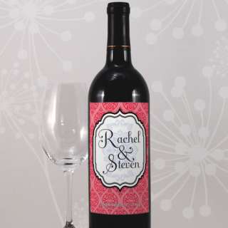 40cts Wedding Personalized / Customized Wine Or Champagne Bottle Label 