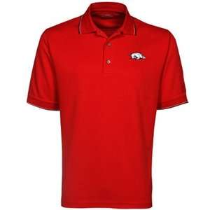  Premium NCAA Arkansas Razorbacks Hogs Polo Collar PGA Tour Golf Shirt