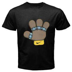 Kobe Bryant Basketball 4 Fingers Ring Black T Shirt Tee  