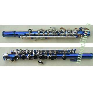 new piccolo c key blue plated great material tone  