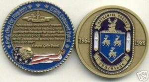 USS Nathanael Greene SSBN 636 Submarine Challenge Coin  