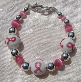 Breast Cancer Awareness Medical ID Replacement Bracelet  