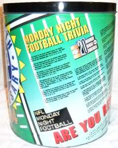 1994 25TH ANNIVERSARY ABC NFL MONDAY NIGHT FOOTBALL PRETZEL TIN  