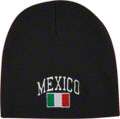 Team Mexico Black Knit Hat