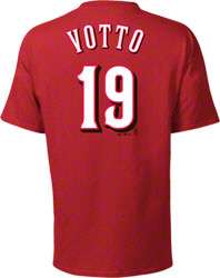 Joey Votto Cincinnati Reds Player Name & Number Tee 