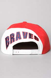 American Needle Hats The Atlanta Braves Sidewinder Snapback Hat in 
