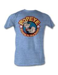 Popeye Retro Comic T shirt Strong Fun Shirt