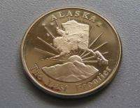 Alaskan Made Black Bear Medallion Bronze Token  