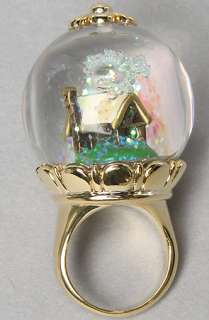 Disney Couture Jewelry The Icon Collection Snow Globe Ring : Karmaloop 
