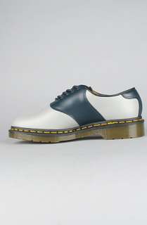 Dr. Martens The Rafi Saddle Shoe in Grey and Navy : Karmaloop 