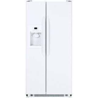   Wide Side by Side Refrigerator in White GSS20GEWWW at The Home Depot