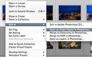 Optimierte Zusammenarbeit mit Adobe Photoshop CS3 inklusive HDR  und 