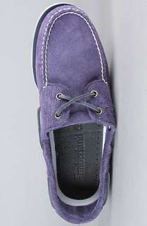 Timberland The Timberland Icon Classic 2Eye Boat Shoe in Purple Suede 