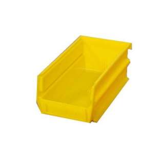Yellow LocBin Stacking, Hanging, 7 3/8 in. Length x 4 1/8 in. Wide x 3 