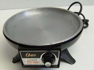 OSTER ELECTRIC FONDUE BASE ONLY 750 WATTS  