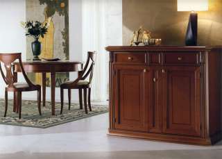 Komplett Möbel Italien Wohnzimmer Esszimmer Vitrine Kirschbaum 
