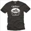 Biker T Shirt für Herren Shirt Farbe schwarz Logo weiß MOTORRAD 