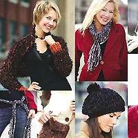 Knitting WHEEL Fashions 14 PROJECTS Patterns Book IDEAS  