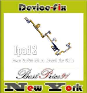 New iPad 2 Power On & Off Volume Control Flex Cable part   USA SELLER 