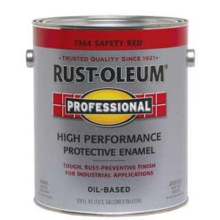   Oleum Professional Safety Red 1 Gallon Paint 182789 