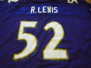 Baltimore Ravens Ray Lewis football jersey size adult 4XL  