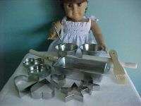 21 pc Bake Set Bowls, Pans, Utensils fit American Girl  