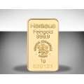  Gold Feingold 1g 1 Gramm Barren Goldbarren Feinheit 999,9 