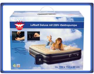 Wehncke Luftbett mit Pumpe Gästebett Bett Matratze Luftmatratze 