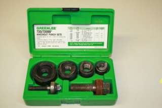 Greenlee Ball Bearing Knock Out & Punch Set 735BB  