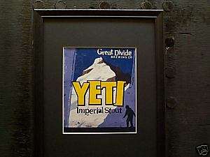 YETI IMPERIAL STOUT BEER SIGN #517  