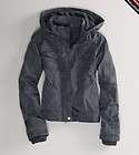 AMERICAN EAGLE OUTFITTERS AE WOMANS AE Bomber Jacket Coat Sweater Grey 