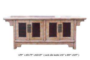 Pinkish Purple Lacquer Low TV Stand Cabinet s2858  