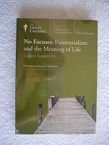 Teaching Co Great Course: NO EXCUSES : EXISTENTIALISM DVDs Brand New 