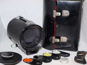 Contarex Zeiss Mirotar 500mm f4.5 Mirror lens SET  Case  Accessories 
