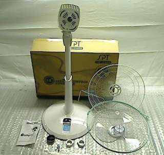 Sunpentown SF 1468 3 Speed Oscillating 14 Inch Standing Fan with 