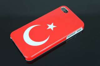 Apple iPhone 4/4S Türkische Flagge Nation Türkei Case Schutzhülle 